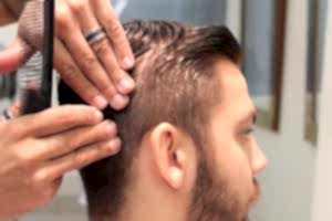 мужская стрижка волос